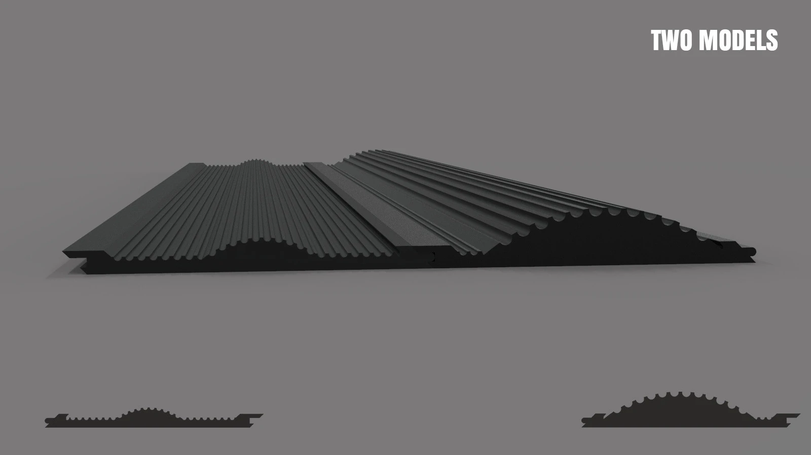 Wave sluice mat 3D Print Model .c4d .max .obj .3ds .fbx .stl .blend 