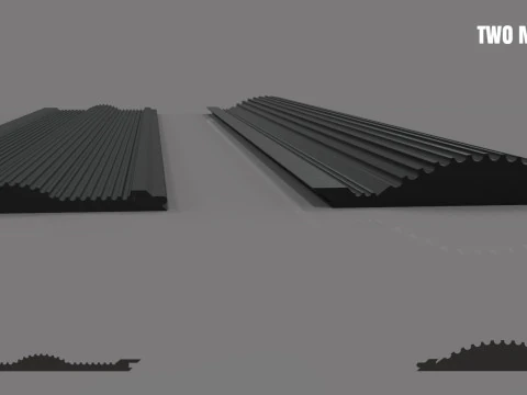Wave sluice mat 3D Print Model
