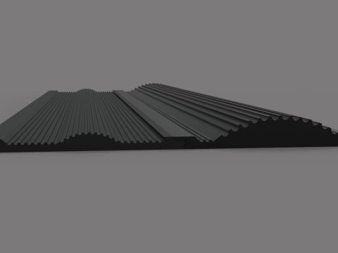 Wave sluice mat Modello di stampa 3D
