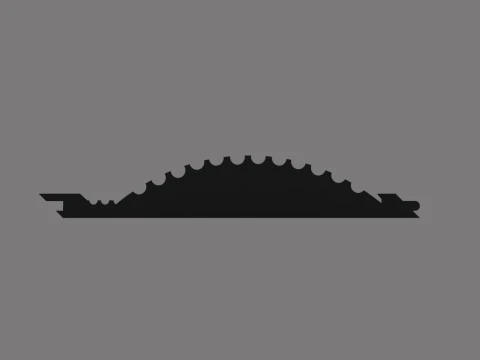 Wave sluice mat 3D Print Model