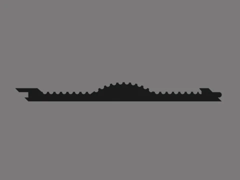 Wave sluice mat 3D Print Model
