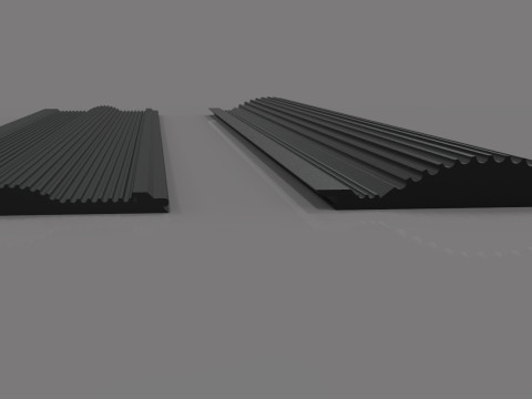 Wave sluice mat Modello di stampa 3D