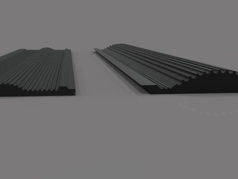 Wave sluice mat 3D Print Model