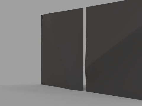 Modern Cabinet Door for Cnc Carving 3D Print Model