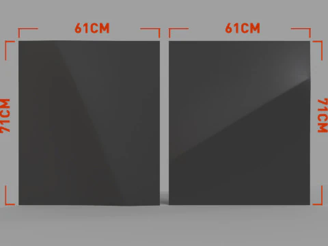 Porta dell'armadio moderna per intaglio CNC Modello di stampa 3D