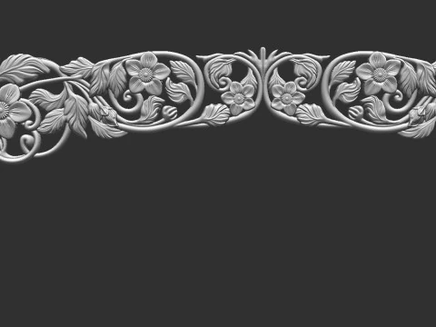 Mirror Frame 3D Print Model