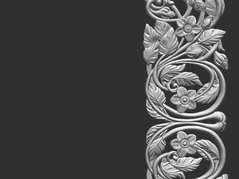 Mirror Frame 3D Print Model