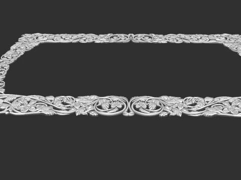 Mirror Frame 3D Print Model