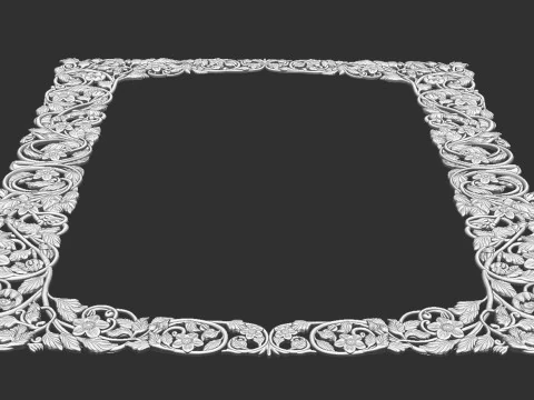 Mirror Frame 3D Print Model