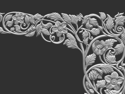 Mirror Frame 3D Print Model