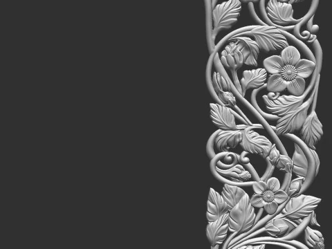 Mirror Frame 3D Print Model