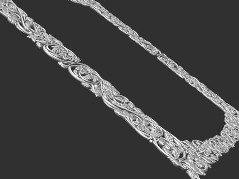 Mirror Frame 3D Print Model
