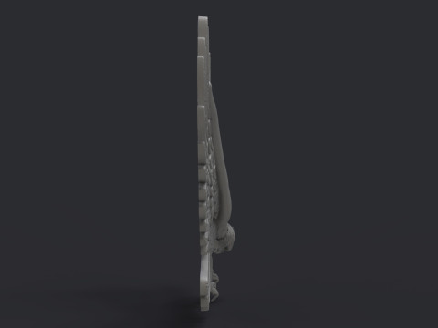 Eagle Bas Relief 3Dプリントモデル