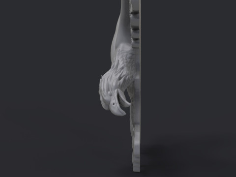 Eagle Bas Relief 3D Druckmodell