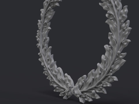 Laurel wreaths set 3D Print Model