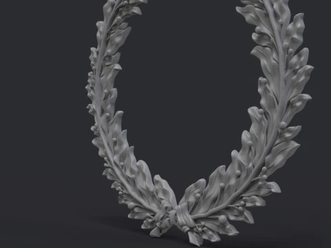 Laurel wreaths set 3D Print Model