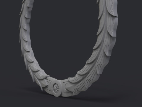 Wreath ornate ring 3D 打印模型
