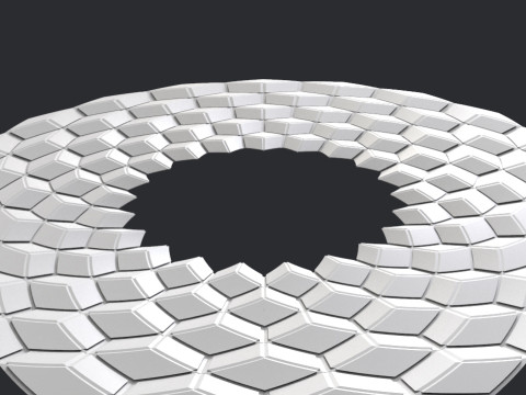 Cubic Mirror Frame Modelo de Impressão 3D