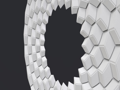 Cubic Mirror Frame Modelo de Impressão 3D