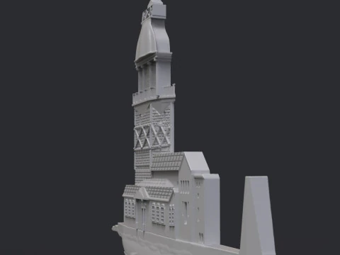 Tower of Leandros 3D Print Model