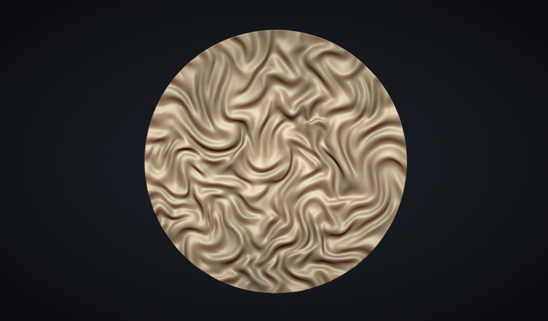 Drapery Sculptures Circle Wall Art Panel 3D 프린트 모델 .c4d .max .obj .3ds .fbx .stl .blend