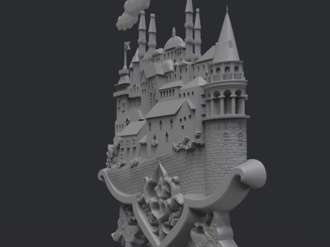 Istanbul city bas relief 3D Baskı Modeli