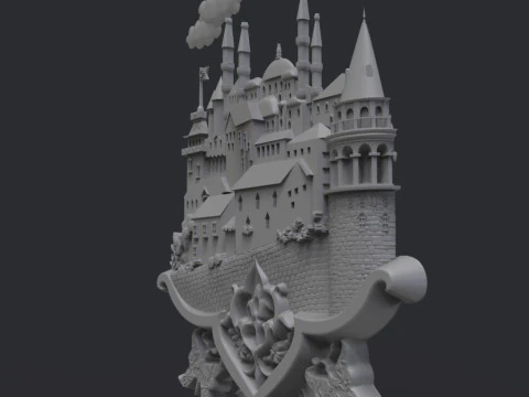 Istanbul city bas relief 3D Print Model