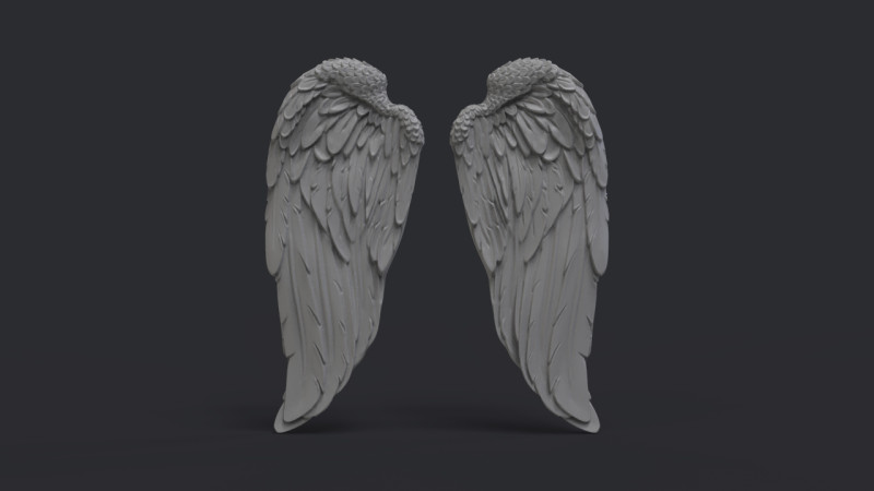 Angel wings Modèles 3D en vedette .c4d .max .obj .3ds .fbx .stl .blend