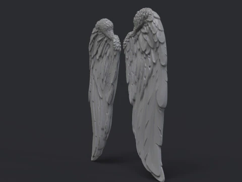 Angel wings 3D Print Model