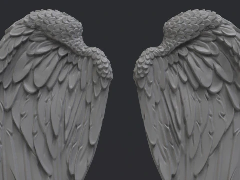Angel wings 3D Print Model