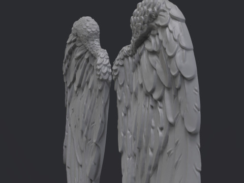 Angel wings Modèles 3D en vedette
