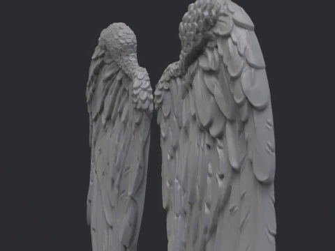 Angel wings 3D Print Model