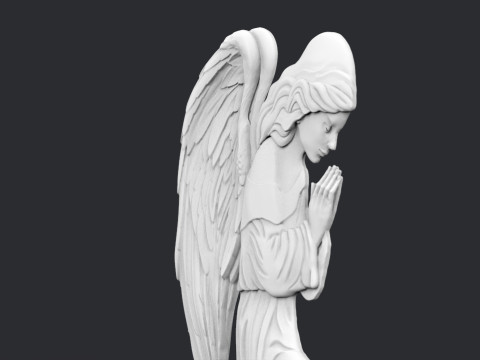 Praying Angel 3D printmodel