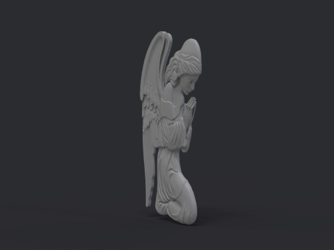 Praying Angel 3D प्रिंट मॉडल