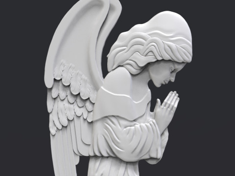 Praying Angel 3D प्रिंट मॉडल