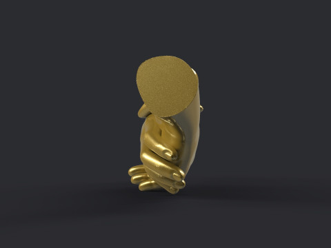 Shake hands 3D 打印模型