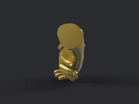 Shake hands 3D Print Model