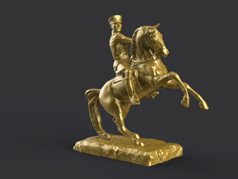 Gazi Mustafa Kemal Ataturk 3D Print Model