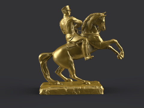 Gazi Mustafa Kemal Ataturk 3D Принт Модель