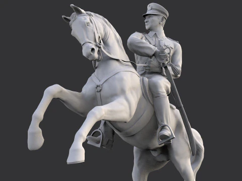 Gazi Mustafa Kemal Ataturk 3D Print Model