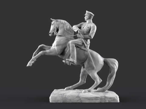 Gazi Mustafa Kemal Ataturk 3D Принт Модель