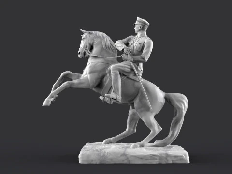 Gazi Mustafa Kemal Ataturk 3D Print Model