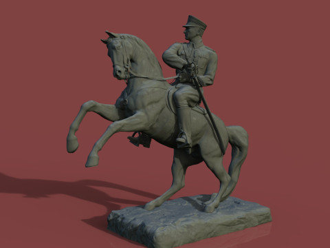 Gazi Mustafa Kemal Ataturk 3D Принт Модель