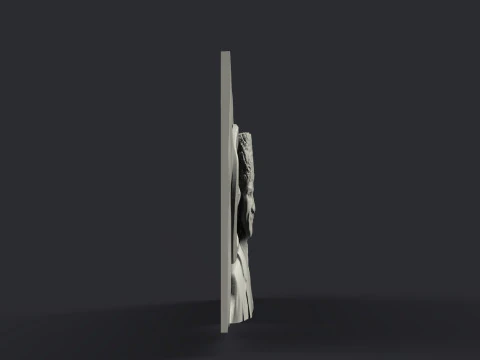 Gazi Mustafa Kemal Ataturk and Turkish Flag 3D Print Model