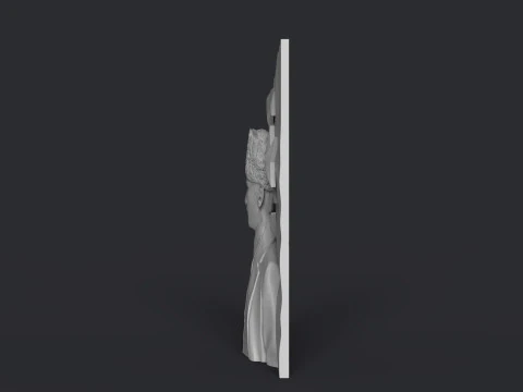 Gazi Mustafa Kemal Ataturk and Turkish Flag 3D Print Model