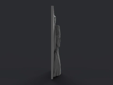 Gazi Mustafa Kemal Ataturk and Turkish Flag 3D Print Model
