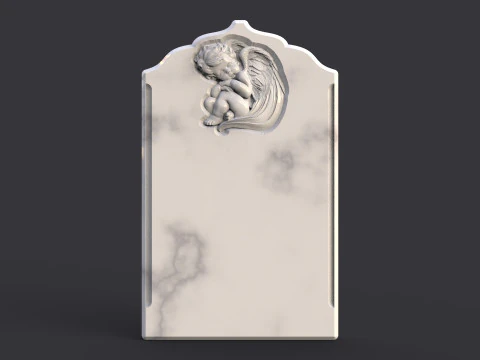 Lapide del piccolo angelo Modello di stampa 3D