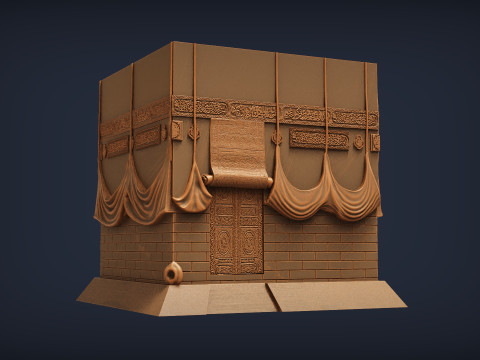 The Kaaba Model Cetak 3D