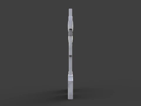 L&aacute;pide cruzada Modelo de Impressão 3D