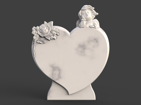 Angel Monument Tombstone 3D Принт Модель